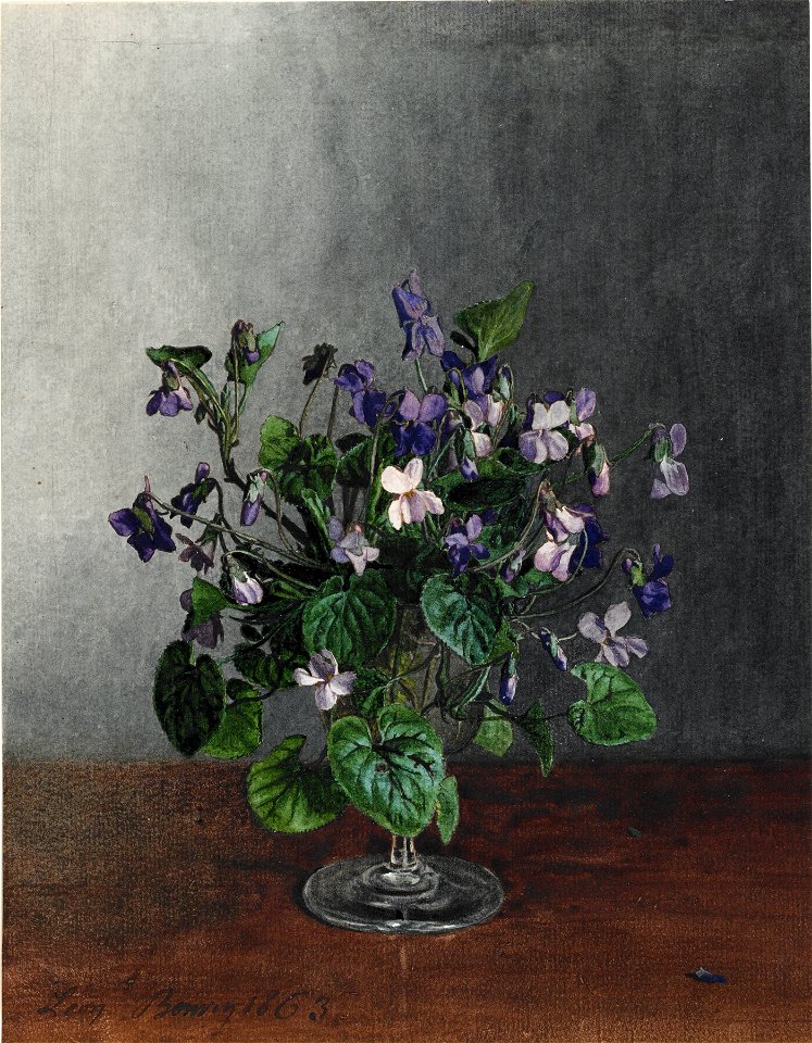Léon Bonvin - Goblet with Violets - Walters 371656 (2)