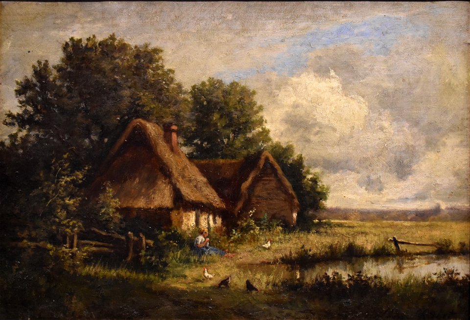 Léon Richet - Une chaumière