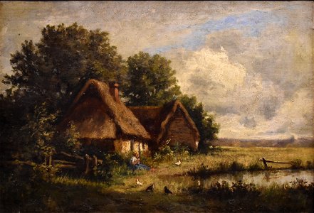 Léon Richet - Une chaumière