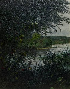 Léon Bonvin - Fishermen on a Stream - Walters 371654 (2)