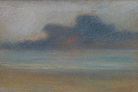 Léon Spilliaert (1900) - Marine, zonsondergang