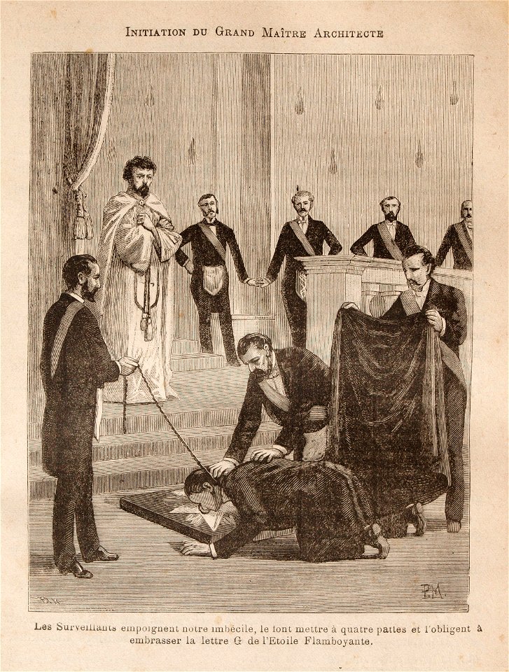 Léo Taxil-Mystères de la Franc-Maçonnerie-gravure 31