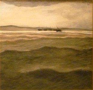 Léon Spilliaert (1904) - Gestrande schuiten