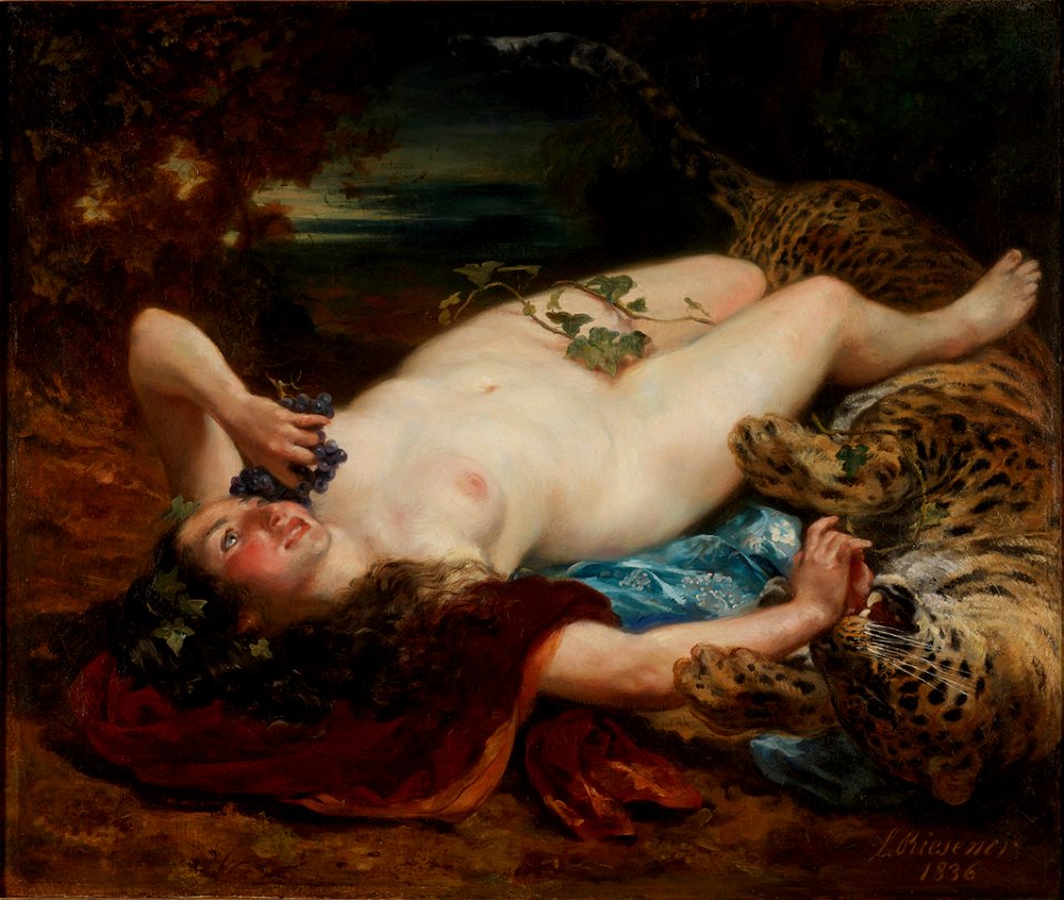 Léon Riesener - La Bacchante - 69.078 - Rhode Island School of Design Museum