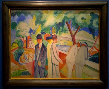 LWL Museum für Kunst und Kultur-Macke-Spaziergänger DSC5738