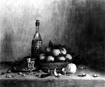 Léon Bonvin - Still Life with Basket of Oranges - Walters 371524