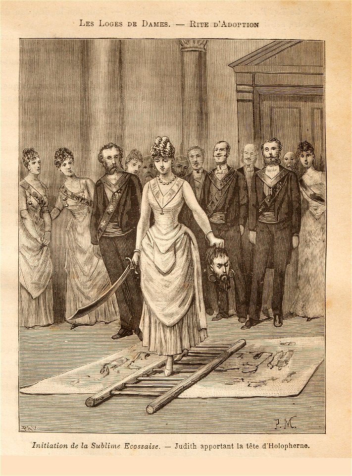 Léo Taxil-Mystères de la Franc-Maçonnerie-gravure 63