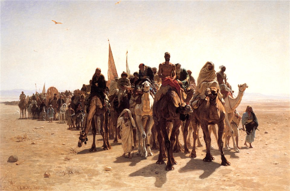 Léon Belly Pilgrims Going to Mecca