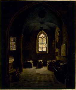 Léon Matthieu Cochereau - La Salle du XIIIe siècle au musée des Monuments Français - P1424 - Musée Carnavalet
