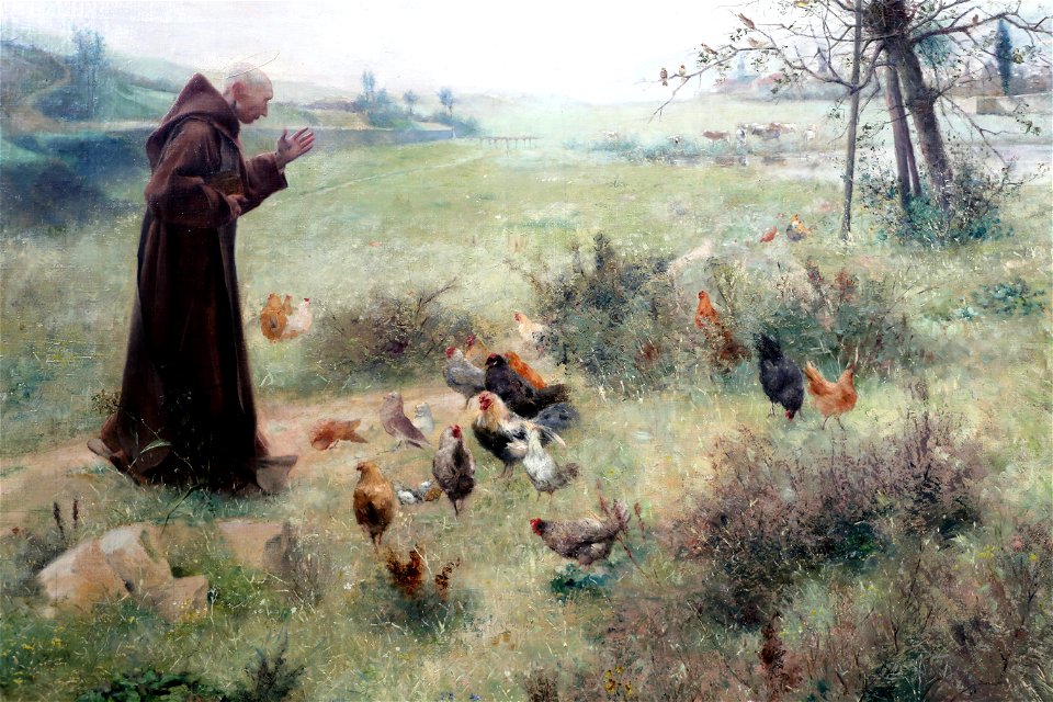 Léon frederic, la leggenda di san francesco, 1882, 02