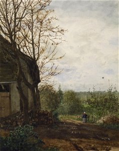 Léon Bonvin - Farm Building - Walters 371645 (2)