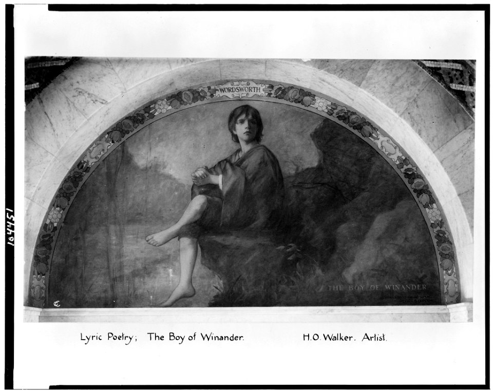 Lyric poetry; The boy of Winander - H.O. Walker, artist. LCCN91480470