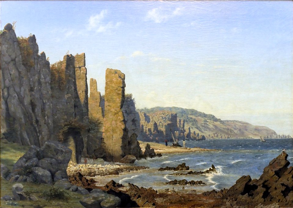 Lyseklippen ved Rø på Bornholm