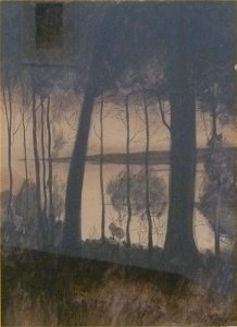 Léon Spilliaert (1905) - Landschap met kreek