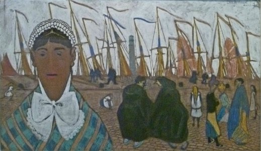 Léon Spilliaert (1907, april) - Visserskaai