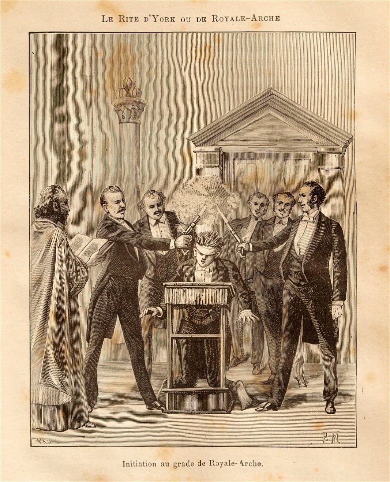 Léo Taxil-Mystères de la Franc-Maçonnerie-gravure 91