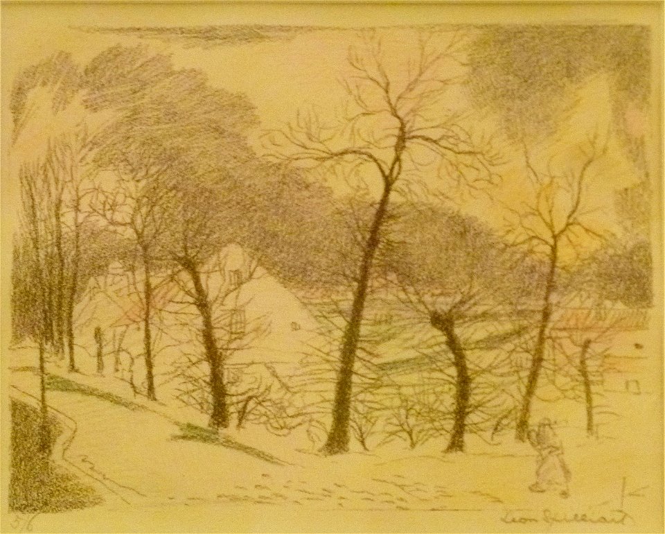 Léon Spilliaert (1919) - Het dorp in de winter