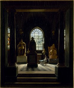 Léon Matthieu Cochereau - La Salle du XVIIe siècle au musée des Monuments Français - P1357 - Musée Carnavalet