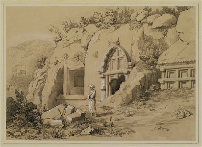 Lycian tombs at Xanthos - Fellows Charles Sir - 1847