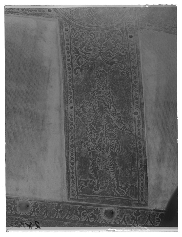 Ländpansar till hästrustning, troligen tillhörigt Johan III, 1500-tal - Livrustkammaren - 70895-negative