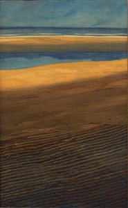 Léon Spilliaert (1909) - Marine, strand bij laagtij