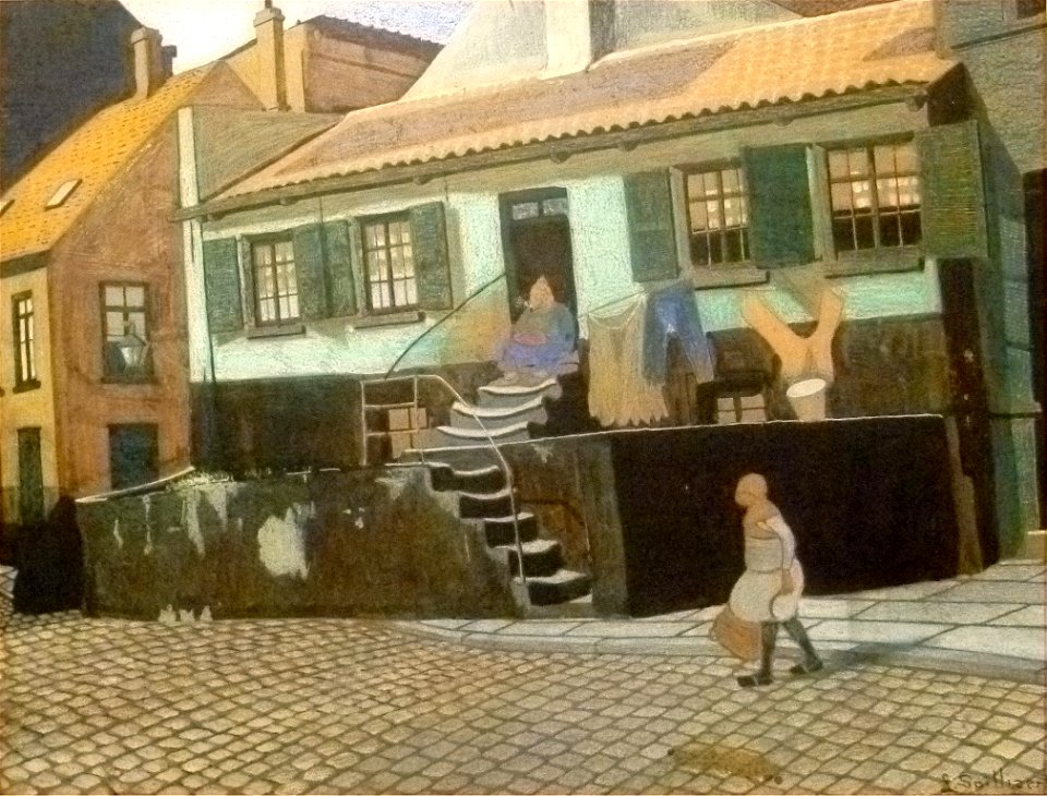 Léon Spilliaert (1913) - Huis 'De Preekstoel' te Oostende