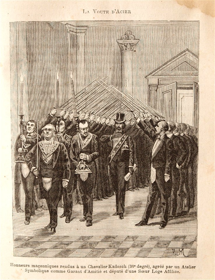 Léo Taxil-Mystères de la Franc-Maçonnerie-gravure 21