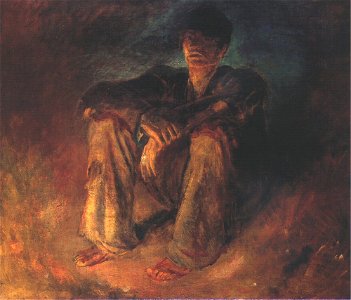 László Mednyánszky Down-and-out after 1898