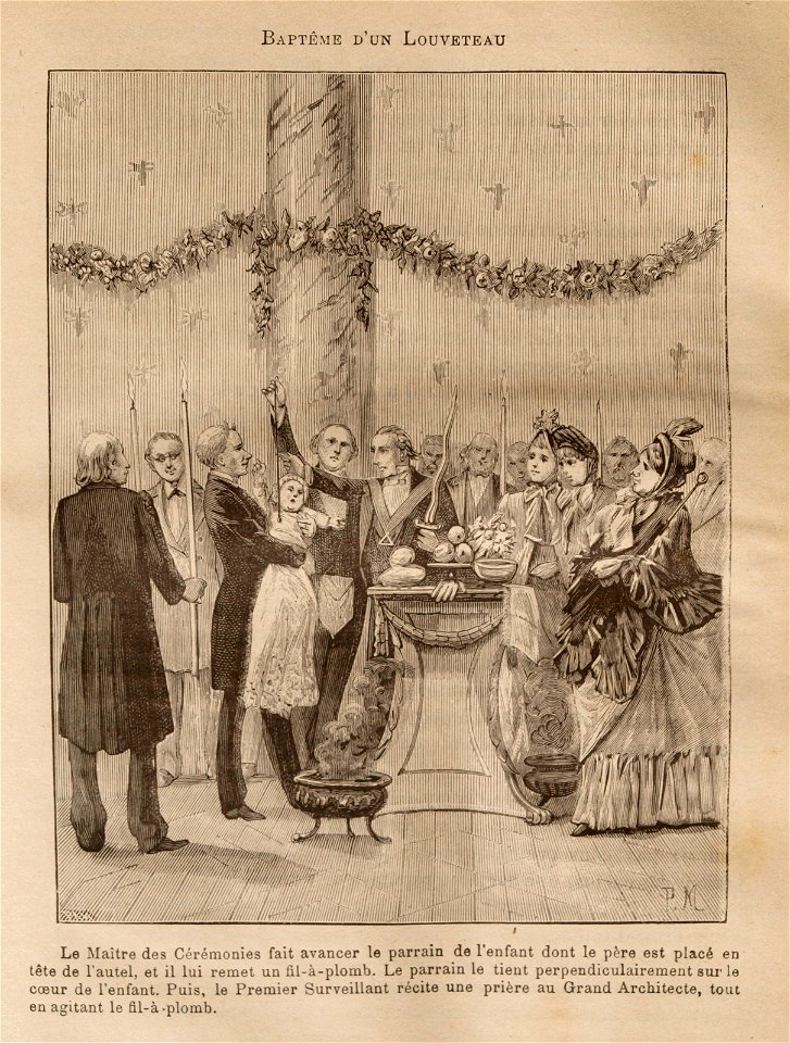 Léo Taxil-Mystères de la Franc-Maçonnerie-gravure 87