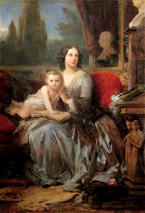 Léon Cogniet - Maria Brignole-Sale, Duchess of Galliera, with her son Filippo - Google Art Project