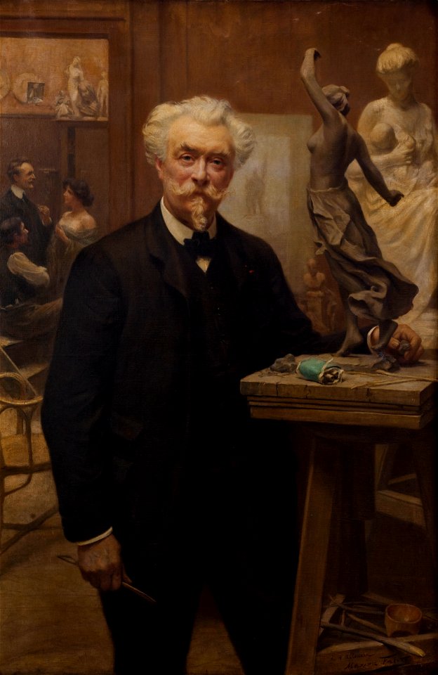 Léon Eugène Maxime Faivre - L'atelier du sculpteur Henri Allouard - PDUT1560 - Musée des Beaux-Arts de la ville de Paris
