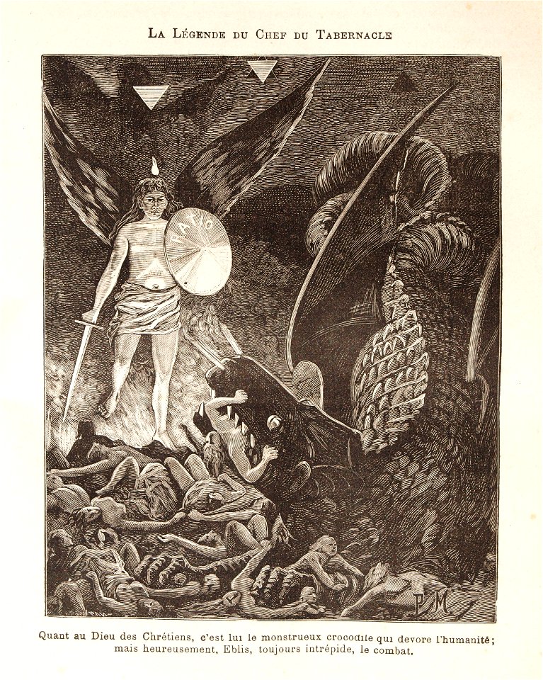 Léo Taxil-Mystères de la Franc-Maçonnerie-gravure 45
