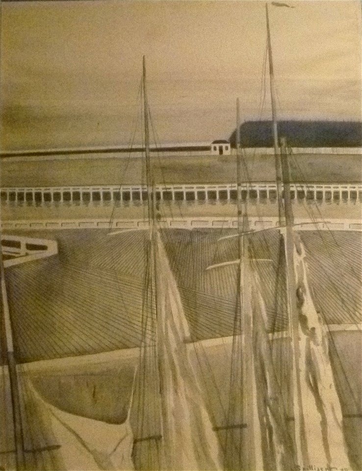 Léon Spilliaert (1909) - Staketsel van Oostende
