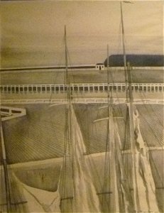Léon Spilliaert (1909) - Staketsel van Oostende