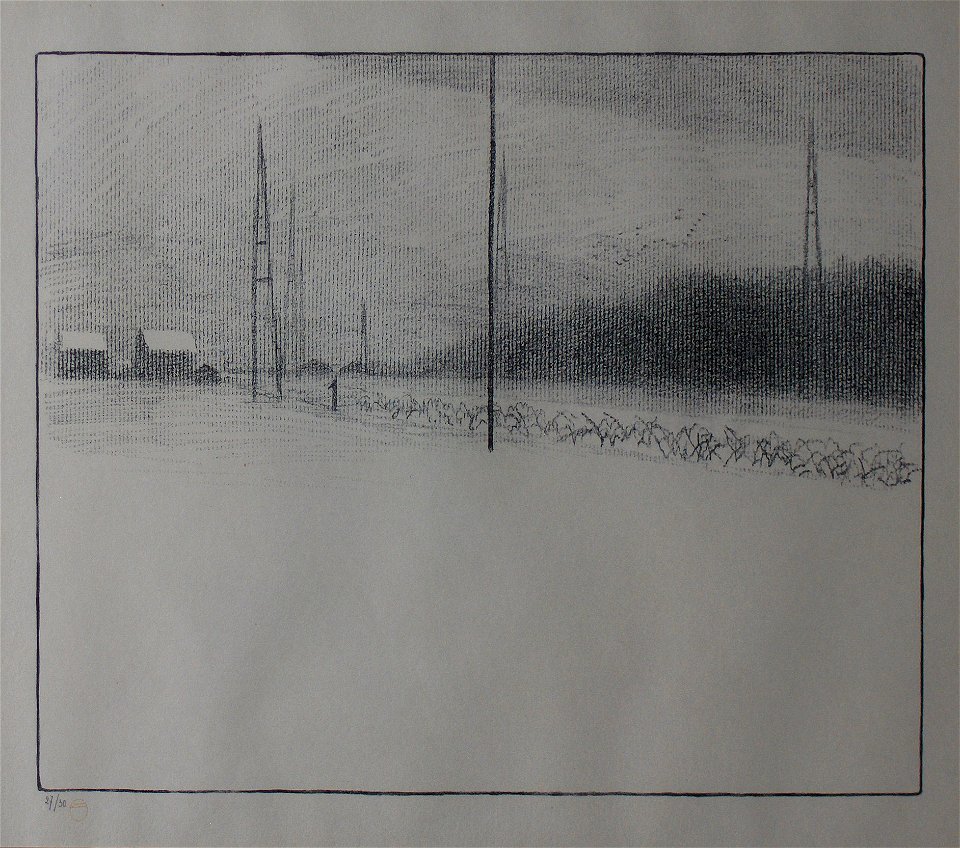 Léon Spilliaert (1920) - Winterlandschap nabij Oostende