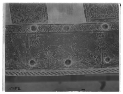 Ländpansar till hästrustning, har troligen tillhört Johan III, 1500-tal - Livrustkammaren - 10975-negative