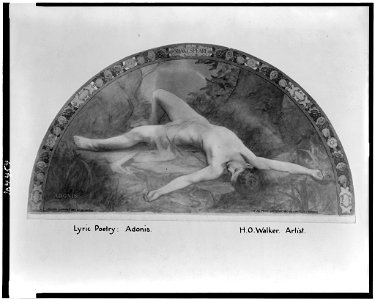 Lyric poetry; Adonis - H.O. Walker, artist. LCCN91480480