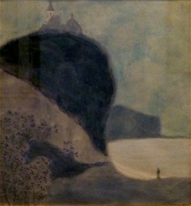 Léon Spilliaert (1918) - De rots - Ontwerp voor Les Serres Chaudes