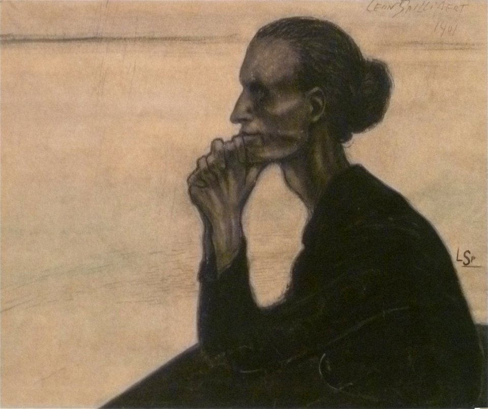 Léon Spilliaert (1901) - Vissersvrouw nadenkend