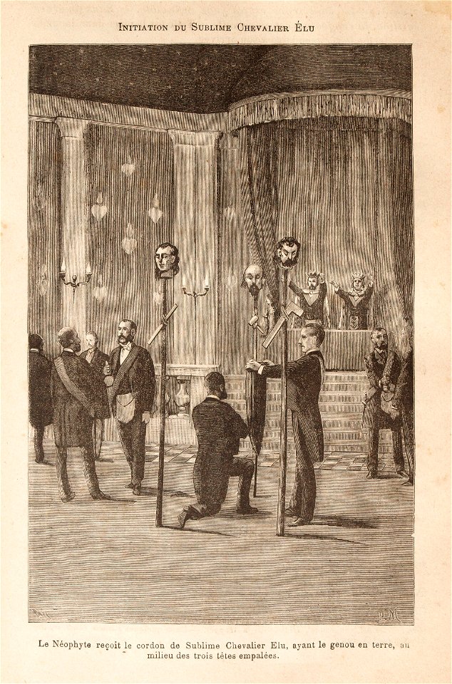 Léo Taxil-Mystères de la Franc-Maçonnerie-gravure 30