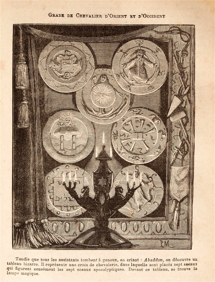 Léo Taxil-Mystères de la Franc-Maçonnerie-gravure 36
