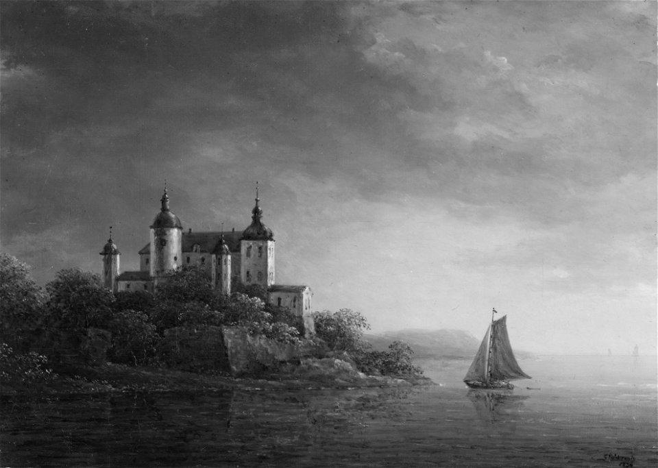 Läckö Castle (Carl Johan Fahlcrantz) - Nationalmuseum - 20136