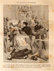 Léo Taxil-Mystères de la Franc-Maçonnerie-gravure 80