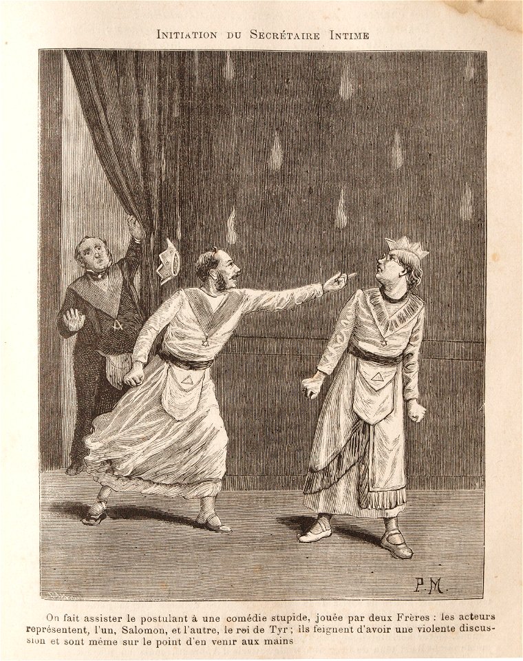 Léo Taxil-Mystères de la Franc-Maçonnerie-gravure 24