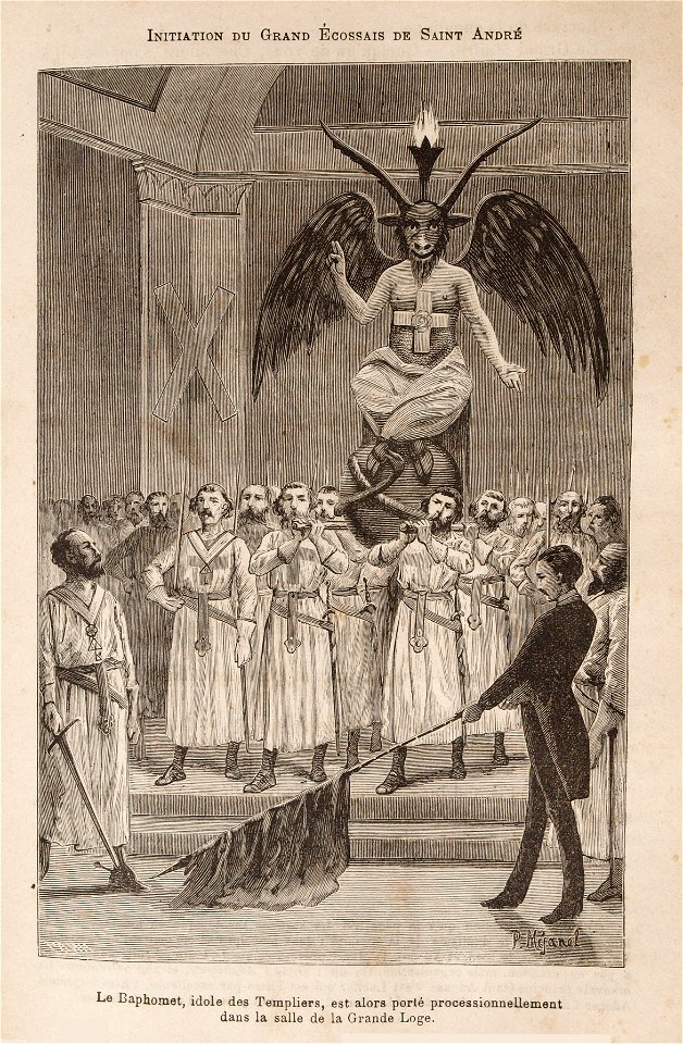 Léo Taxil-Mystères de la Franc-Maçonnerie-gravure 52