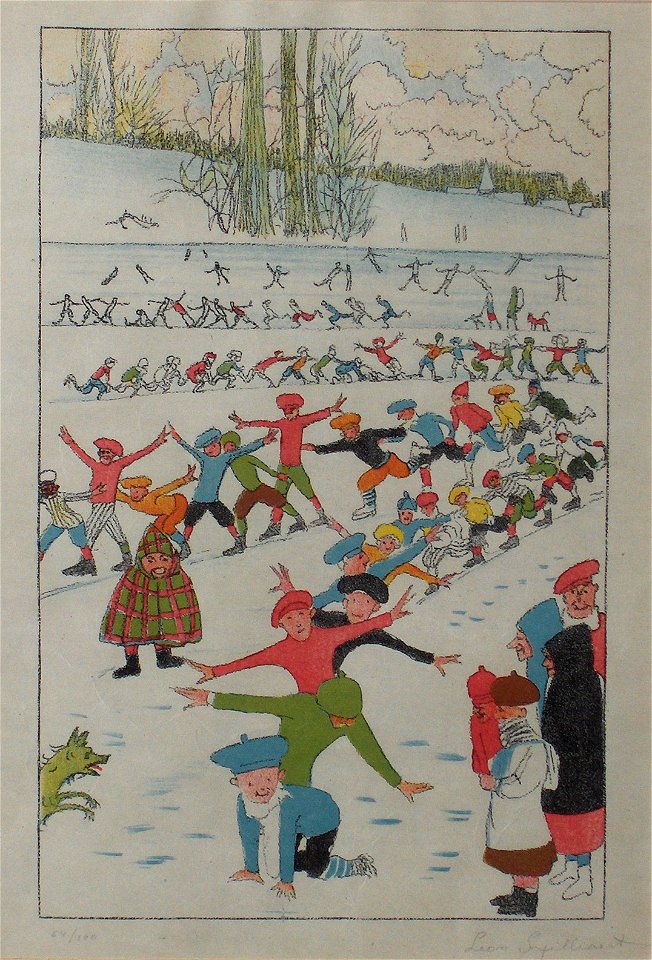 Léon Spilliaert (1918) - Les plaisirs d'hiver 004