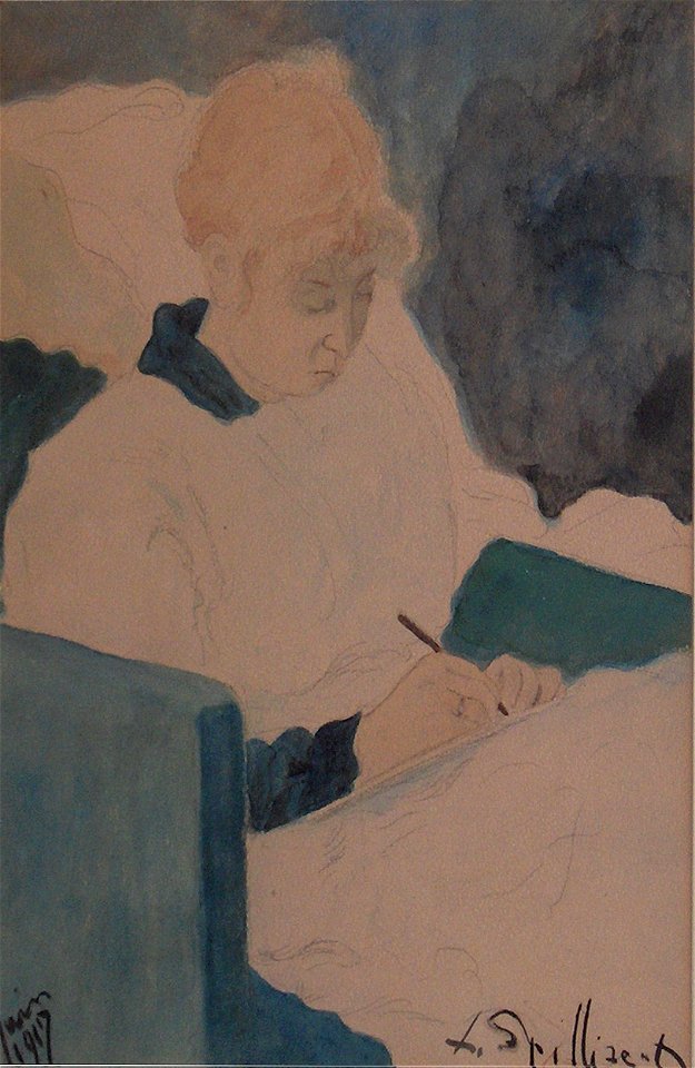 Léon Spilliaert (1917) - De briefschrijfster (Correspondance de Guerre)