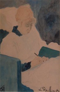 Léon Spilliaert (1917) - De briefschrijfster (Correspondance de Guerre)