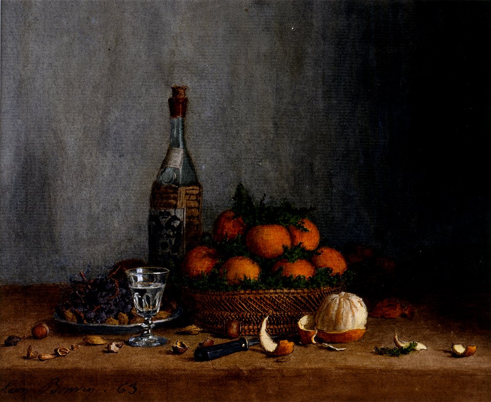 Léon Bonvin - Still Life with Basket of Oranges - Walters 371524 (2)