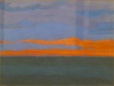 Léon Spilliaert (1922) - Blauwe en oranje marine